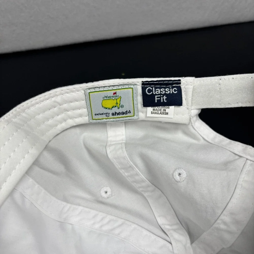 2023 Masters Golf Tournament White Adjustable Hat Cap Official Merchandise Ahead